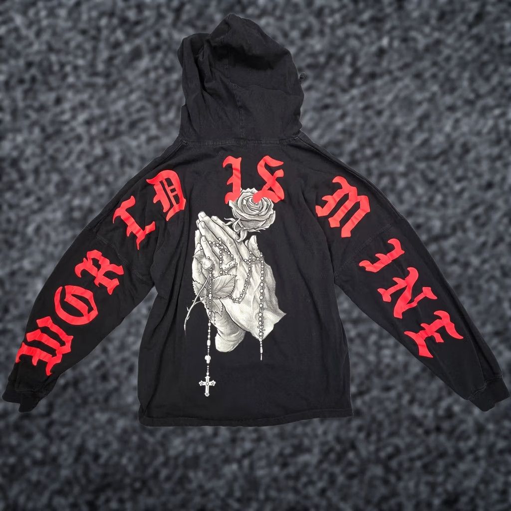 DGK DGK Guadalupe Hoodie Size Small Black Spellout World Is Mine Street Skate Y2K Size US S / EU 44-46 / 1 - 1 Thumbnail