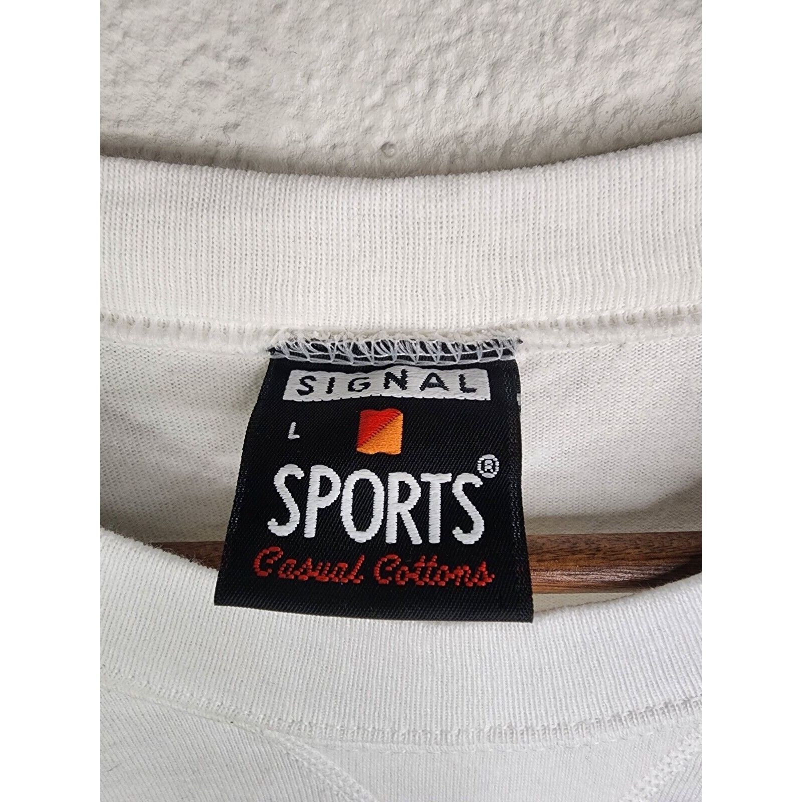 Signal Sport × Vintage Vintage Gatlinburg Long Sleeve Shirt Test Print Tee 90s VTG Size US L / EU 52-54 / 3 - 4 Thumbnail