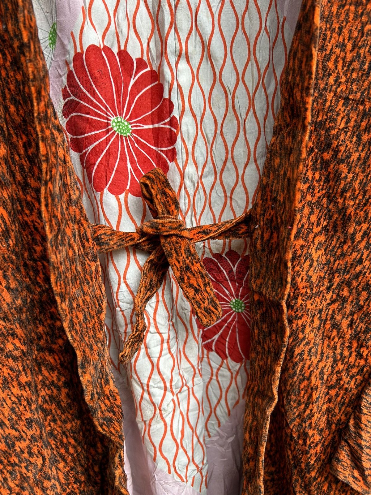Japanese Brand × Kapital × Vintage Leopard Vintage Kimono Orange Rare design 🎌☠️ Size US M / EU 48-50 / 2 - 9 Thumbnail