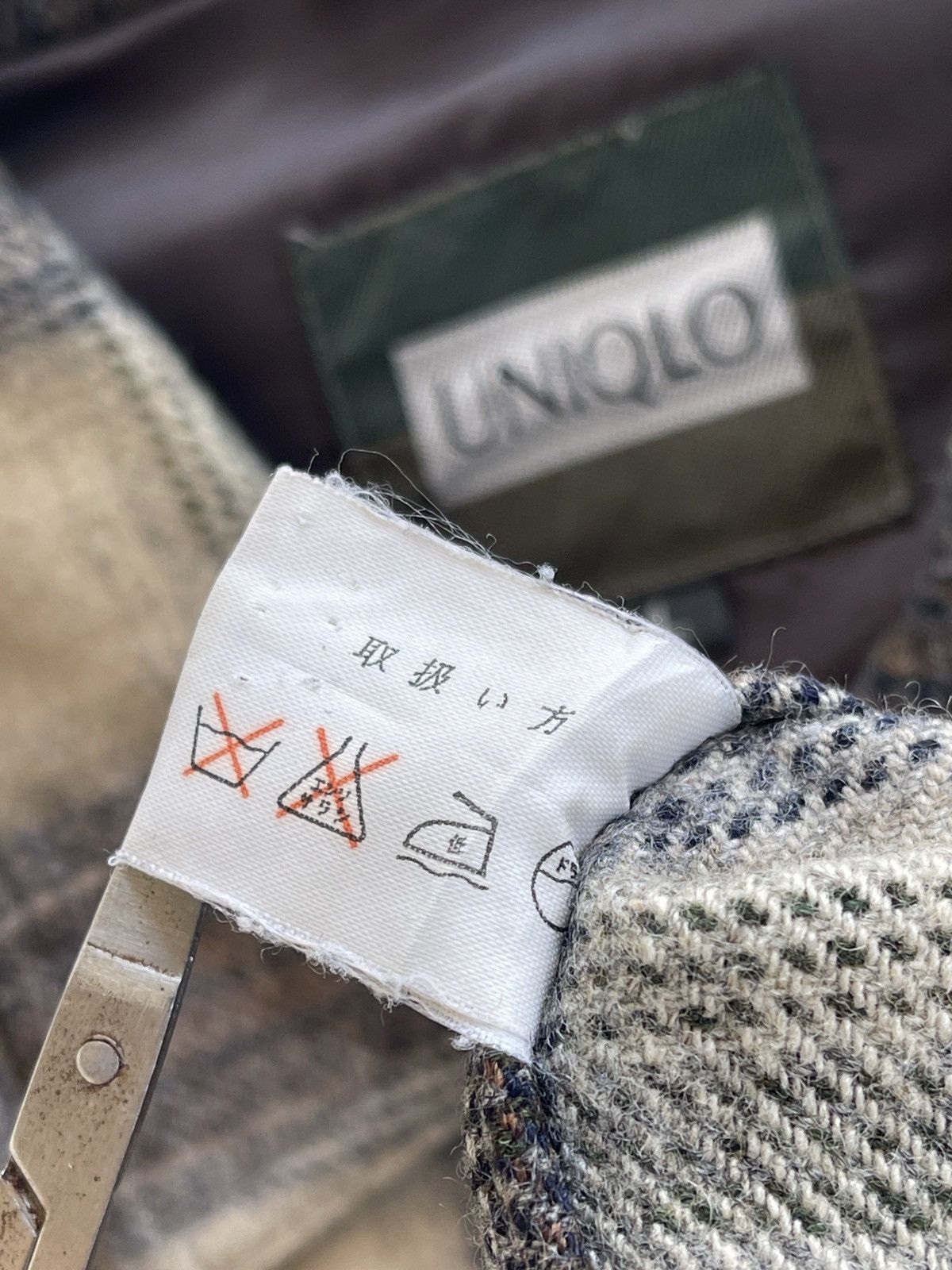 Japanese Brand Vintage Uniqlo Zipper Tartan Jacket Size US L / EU 52-54 / 3 - 8 Thumbnail