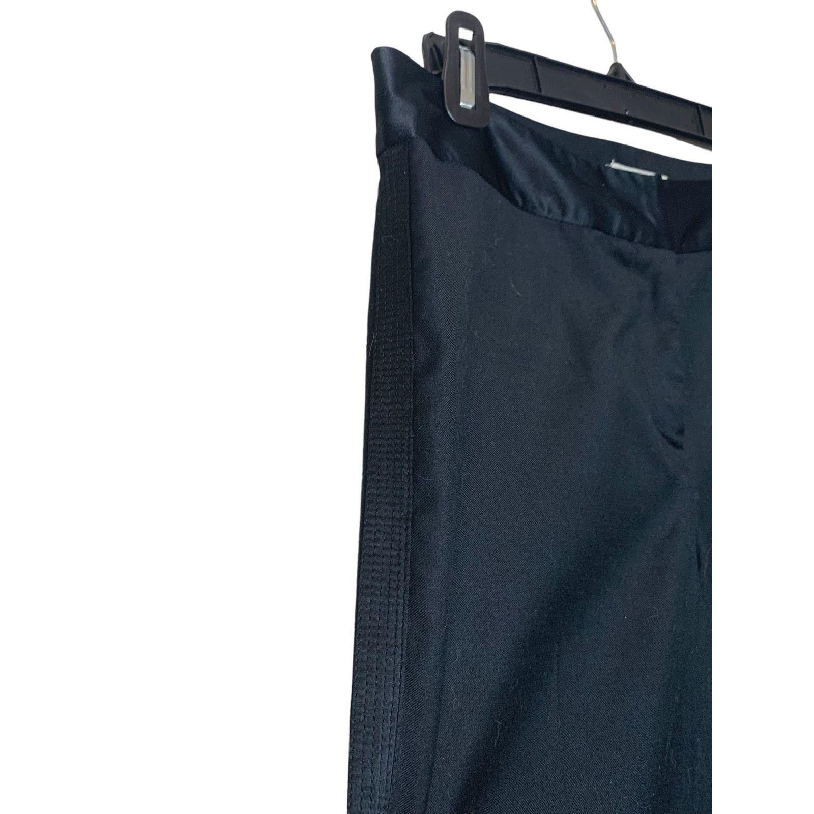 Isaac Mizrahi Isaac Mizrahi black wide leg dress tuxedo dress pants size 4 Size 27" / US 4 / IT 40 - 7 Thumbnail