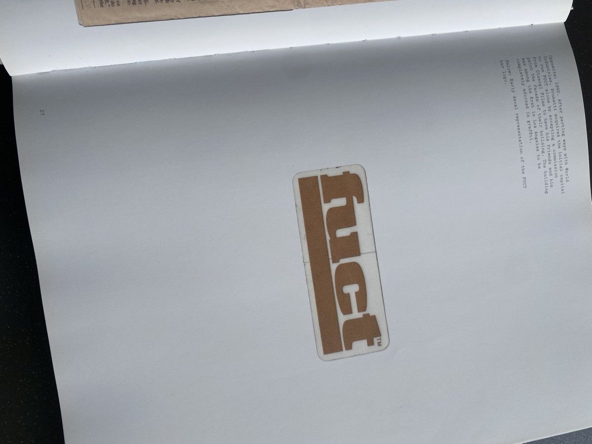 FUCT Rizolli Book by Eric Brunetti sign Size ONE SIZE - 5 Thumbnail