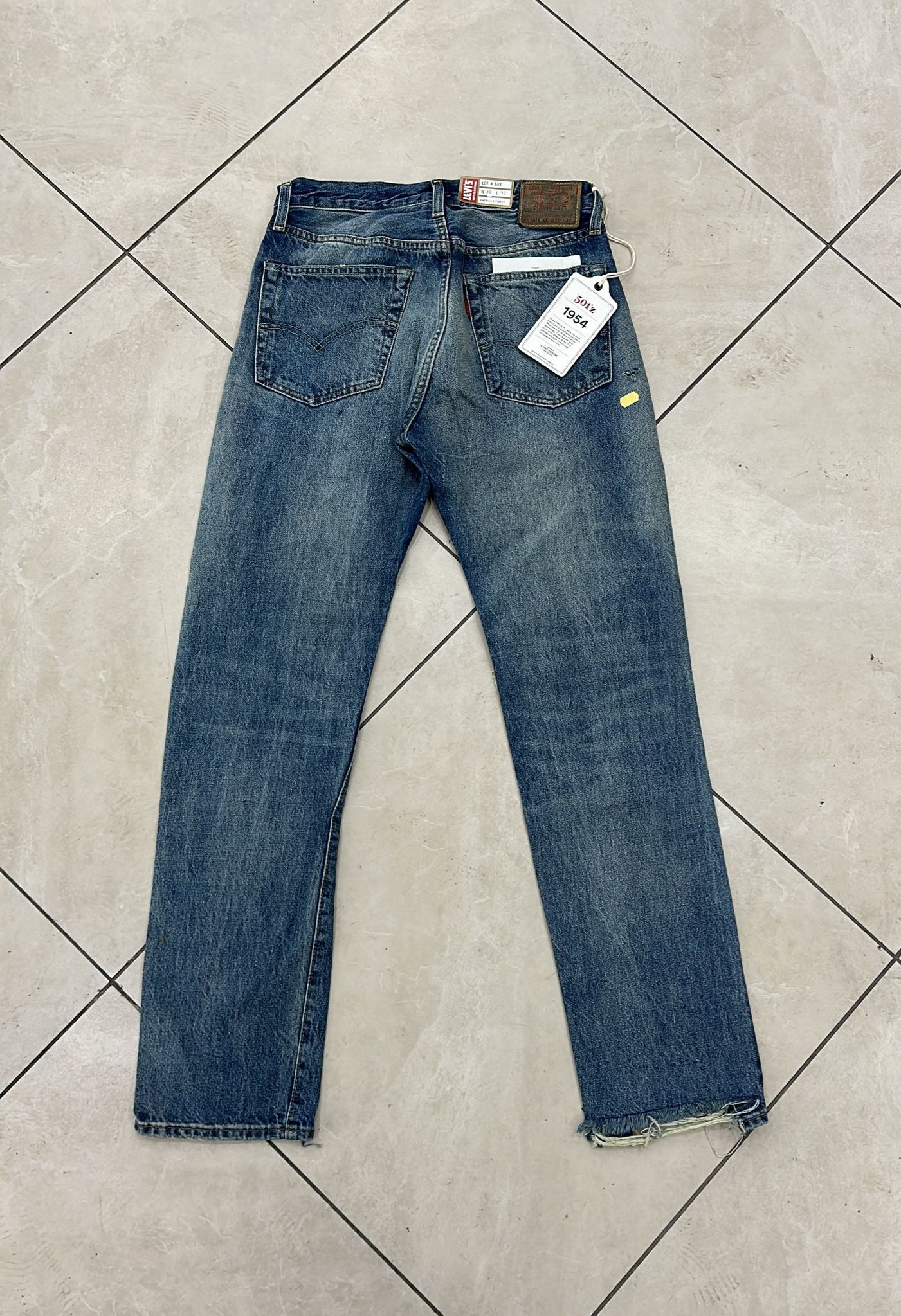 Levi's Vintage Clothing LVC Levi's Vintage Clothing 1954 501Z XX BigE Selvedge Jeans Size US 30 / EU 46 - 2 Thumbnail