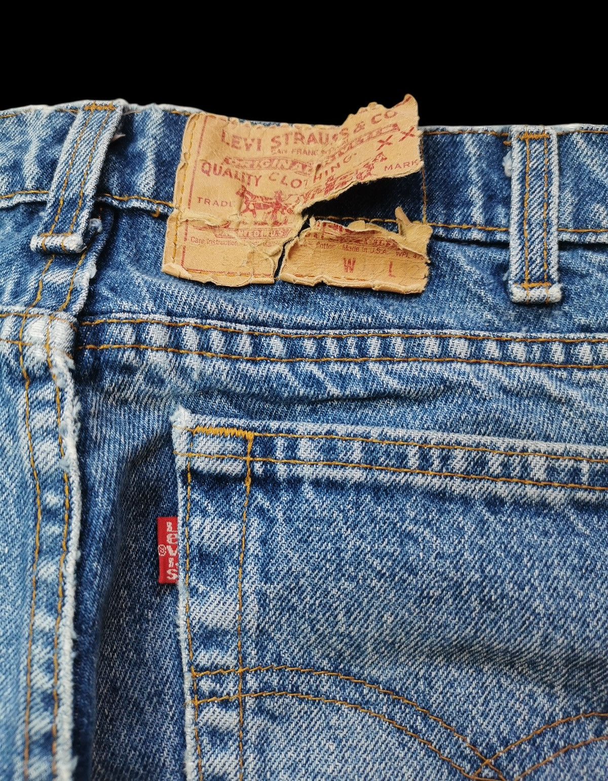 Levi's 80s Levi’s 505 Patina Jeans Size US 30 / EU 46 - 6 Thumbnail
