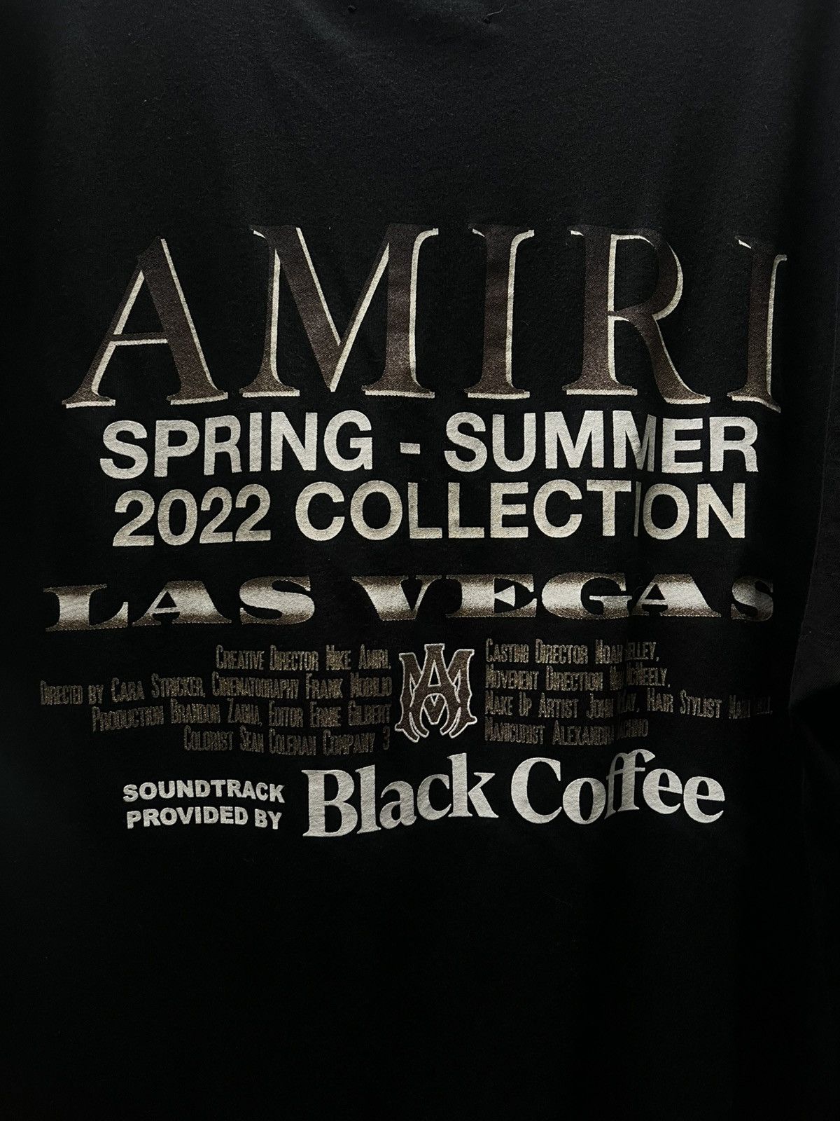 Amiri M - Amiri Vegas SS22 - Black Coffee Size US M / EU 48-50 / 2 - 4 Thumbnail