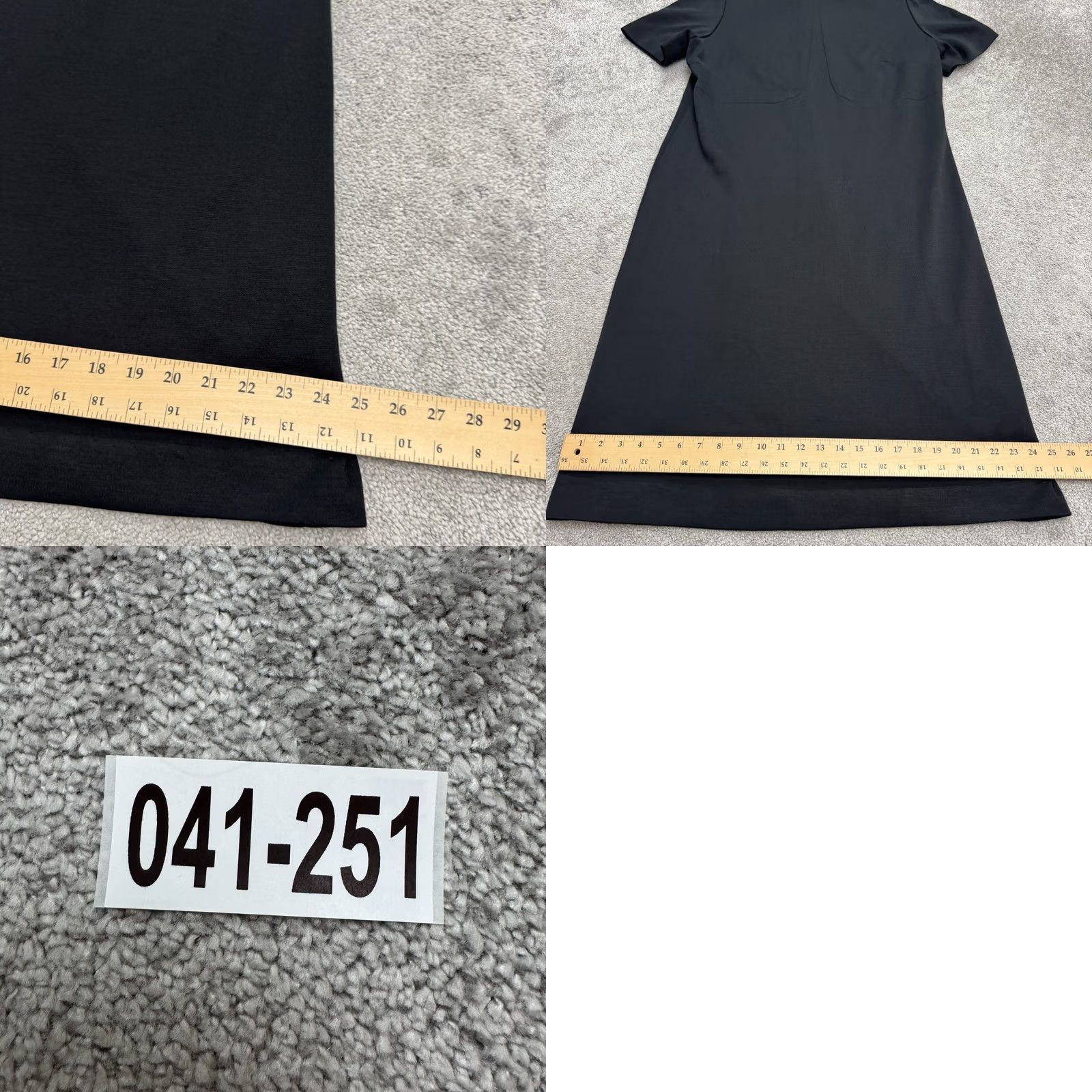 Vintage VINTAGE Lady Mendel Knits Of Distinction Shift Dress Womens XL Black Midi Short Sleeve Crew Neck Knit Casual Solid 60s Theme Size XL / US 12-14 / IT 48-50 - 9 Thumbnail
