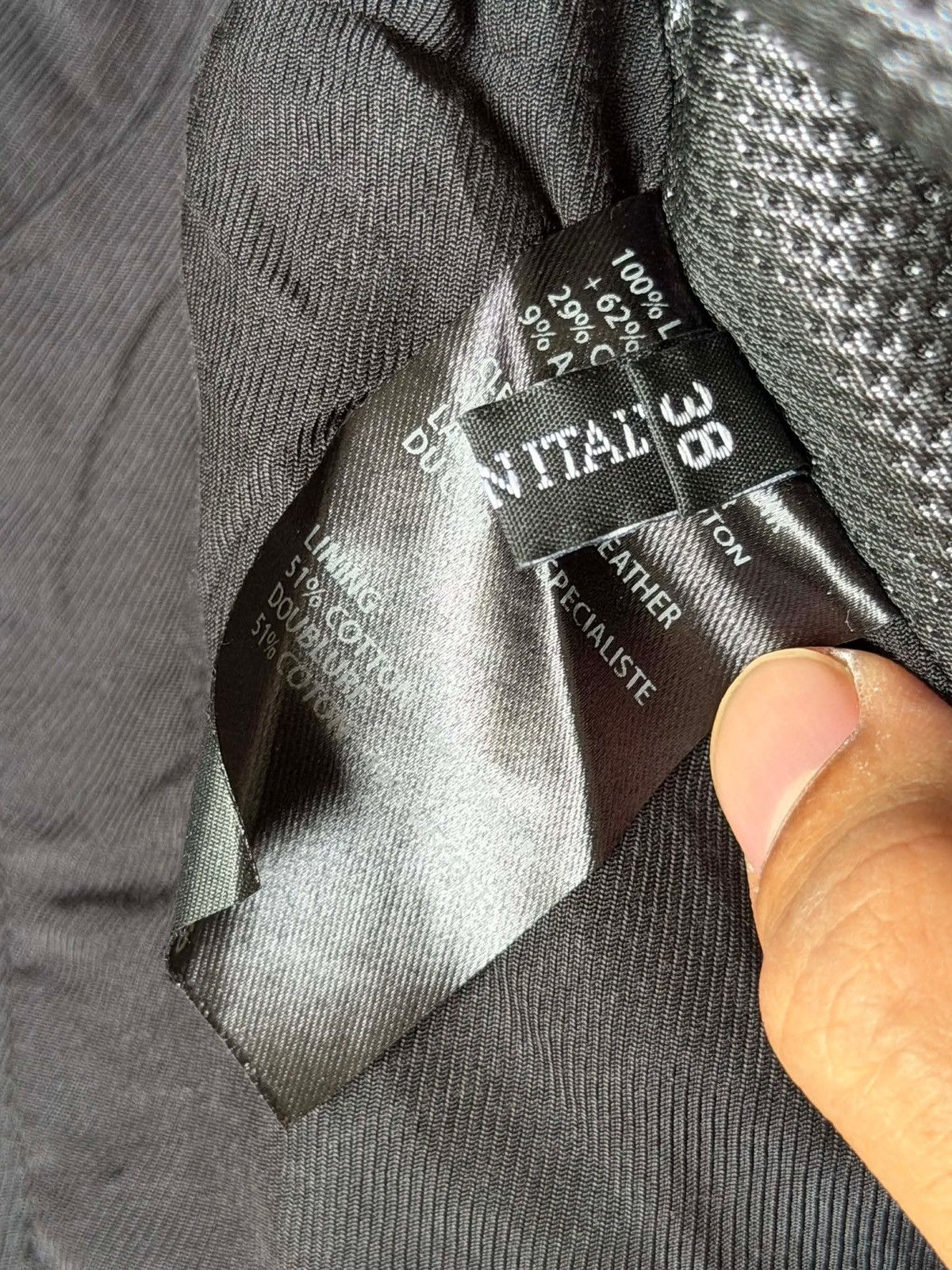 Ann Demeulemeester FW16 Ann Demeulemeester asymmetrical style leather jacket Size XS / US 0-2 / IT 36-38 - 14 Thumbnail