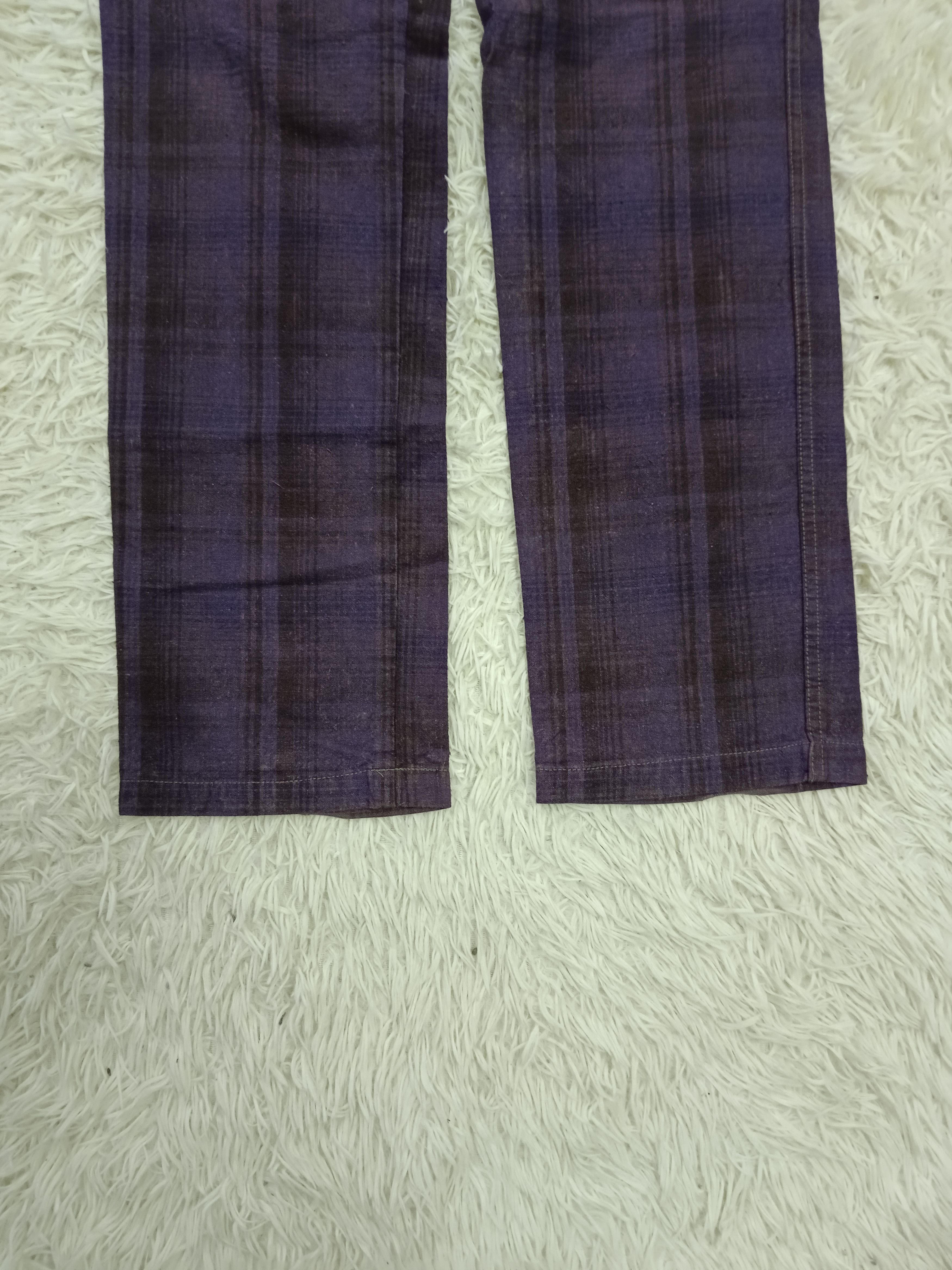 Japanese Brand DiSTRESSED FADE SEDITIONARIES TARTAN JAPANESE JUN CLUB Size US 32 / EU 48 - 5 Thumbnail