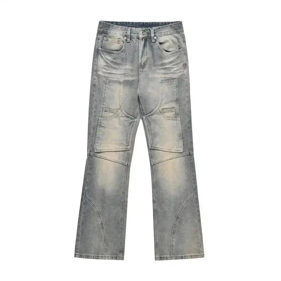 Japanese Brand Y2K Men Pockets Stitching Jeans Size US 32 / EU 48 - 2 Thumbnail