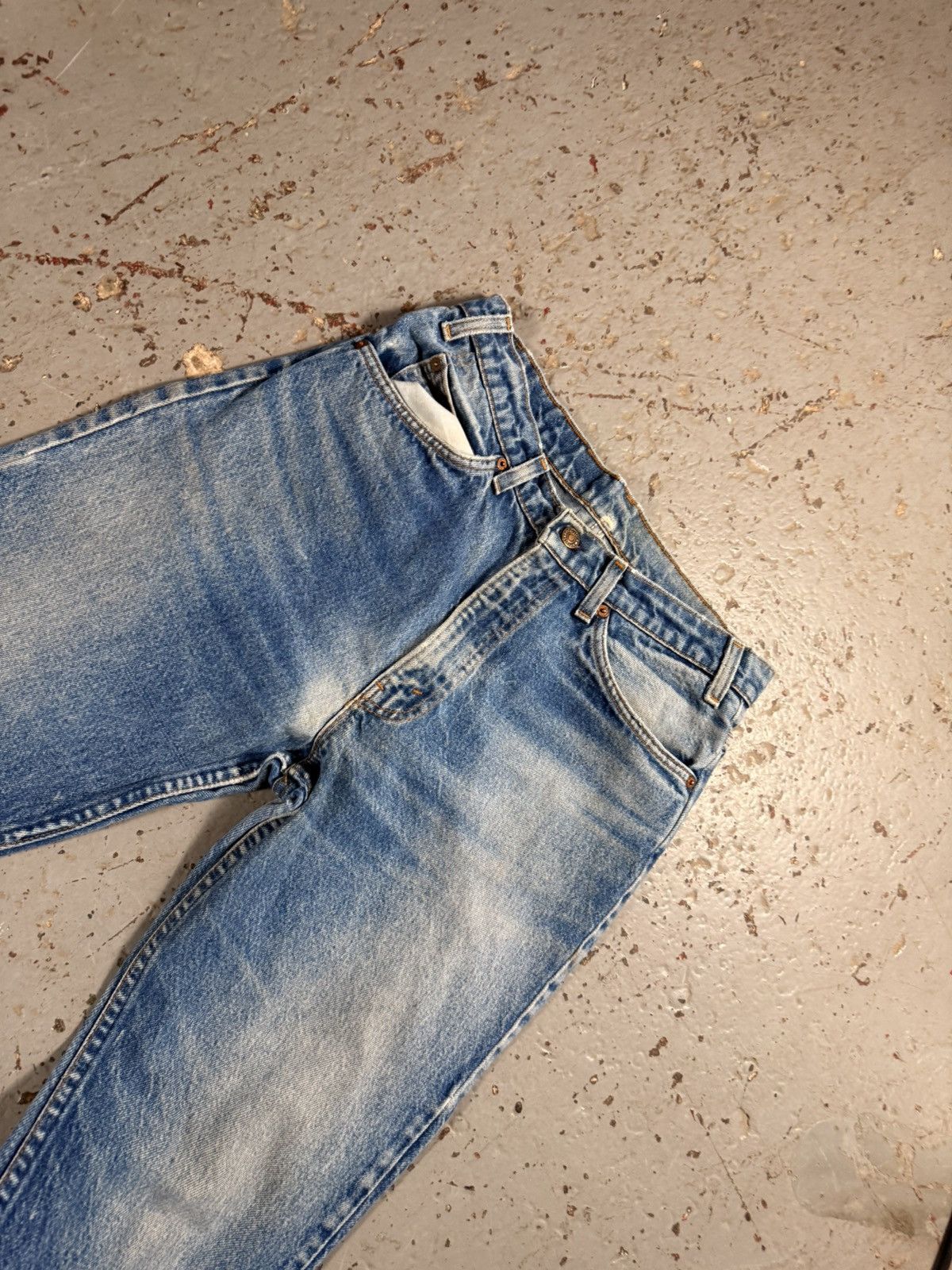 Levi's Vintage Clothing Classic 70s Orange Tag Levis Denim 500 Jeans Size US 30 / EU 46 - 2 Thumbnail