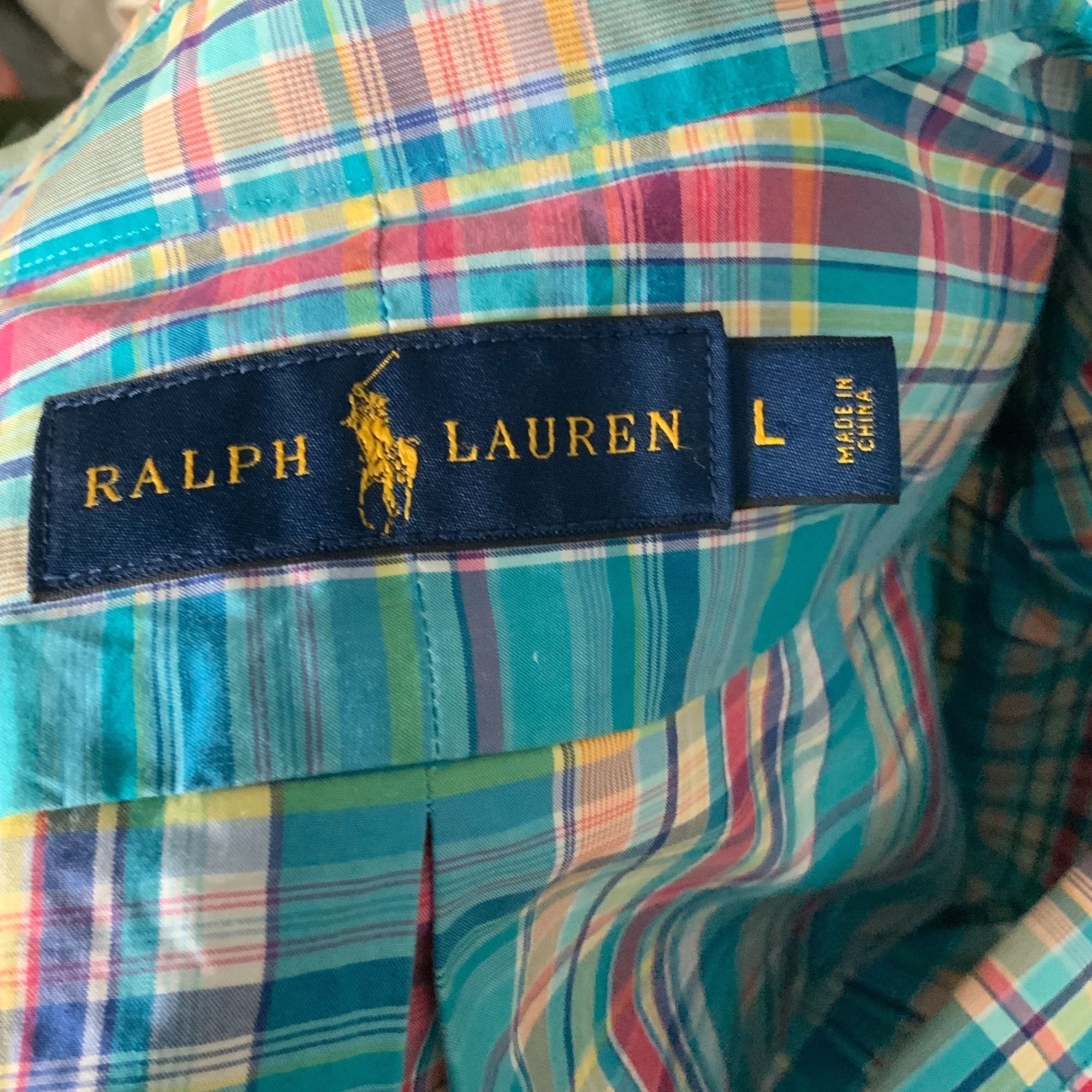 Ralph Lauren Ralph Lauren Button Down Long Sleeve Multicolor Shirt L Size US L / EU 52-54 / 3 - 3 Thumbnail