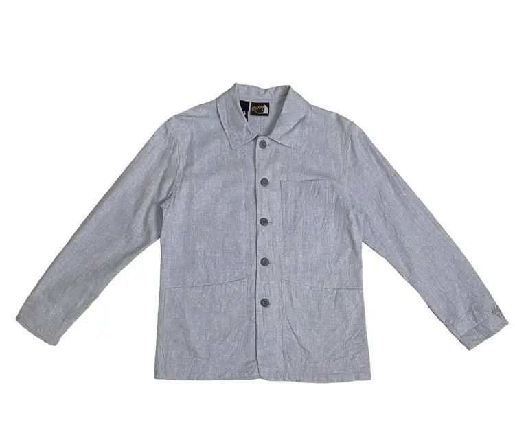 Yohji Yamamoto Y's X Rokx Yohji yamamoto cotton linen chore jacket Size US S / EU 44-46 / 1 - 4 Thumbnail