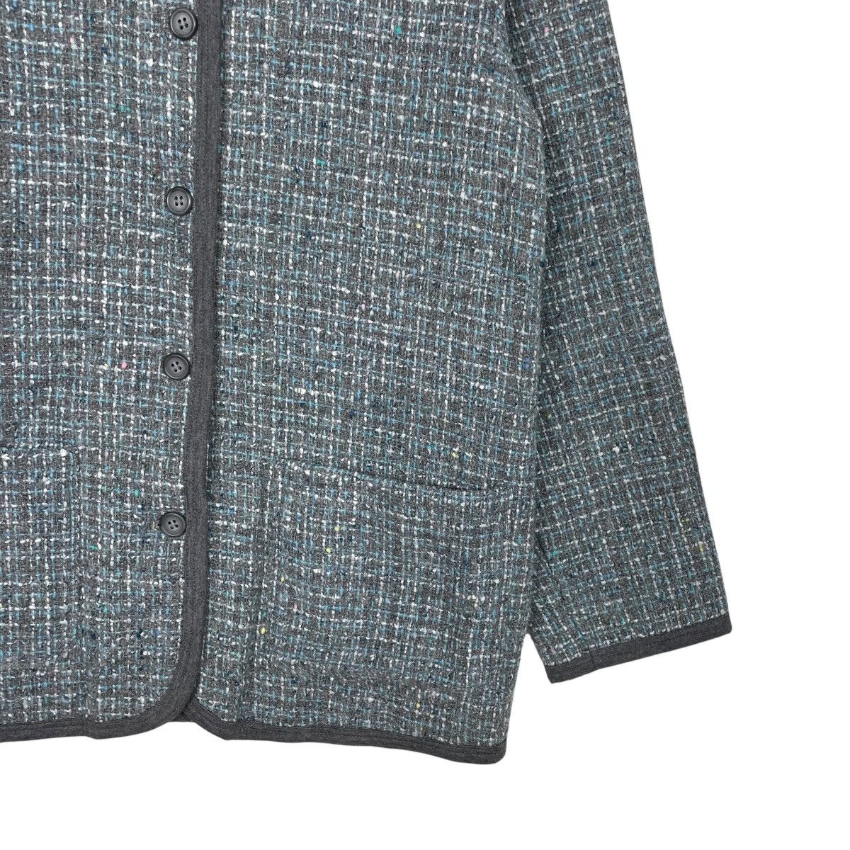 Yohji Yamamoto Yohji Yamamoto Y’s For Living Tweed Wool Jacket Size M / US 6-8 / IT 42-44 - 4 Thumbnail