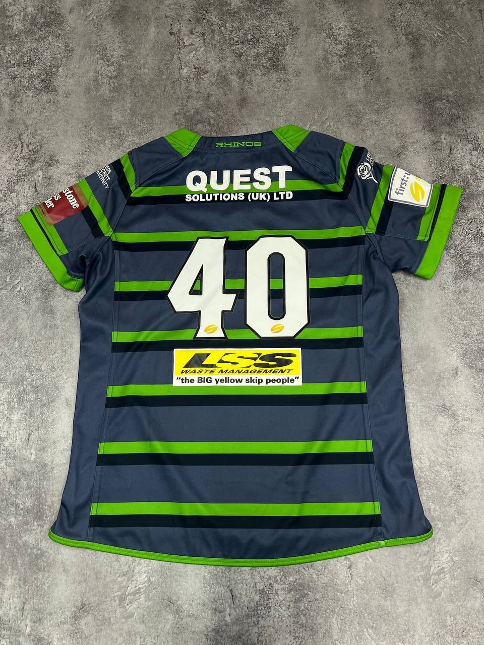 Other ISC Leeds Rhinos Men Rugby Shirt Jersey 2016 Season Green Size US M / EU 48-50 / 2 - 7 Thumbnail