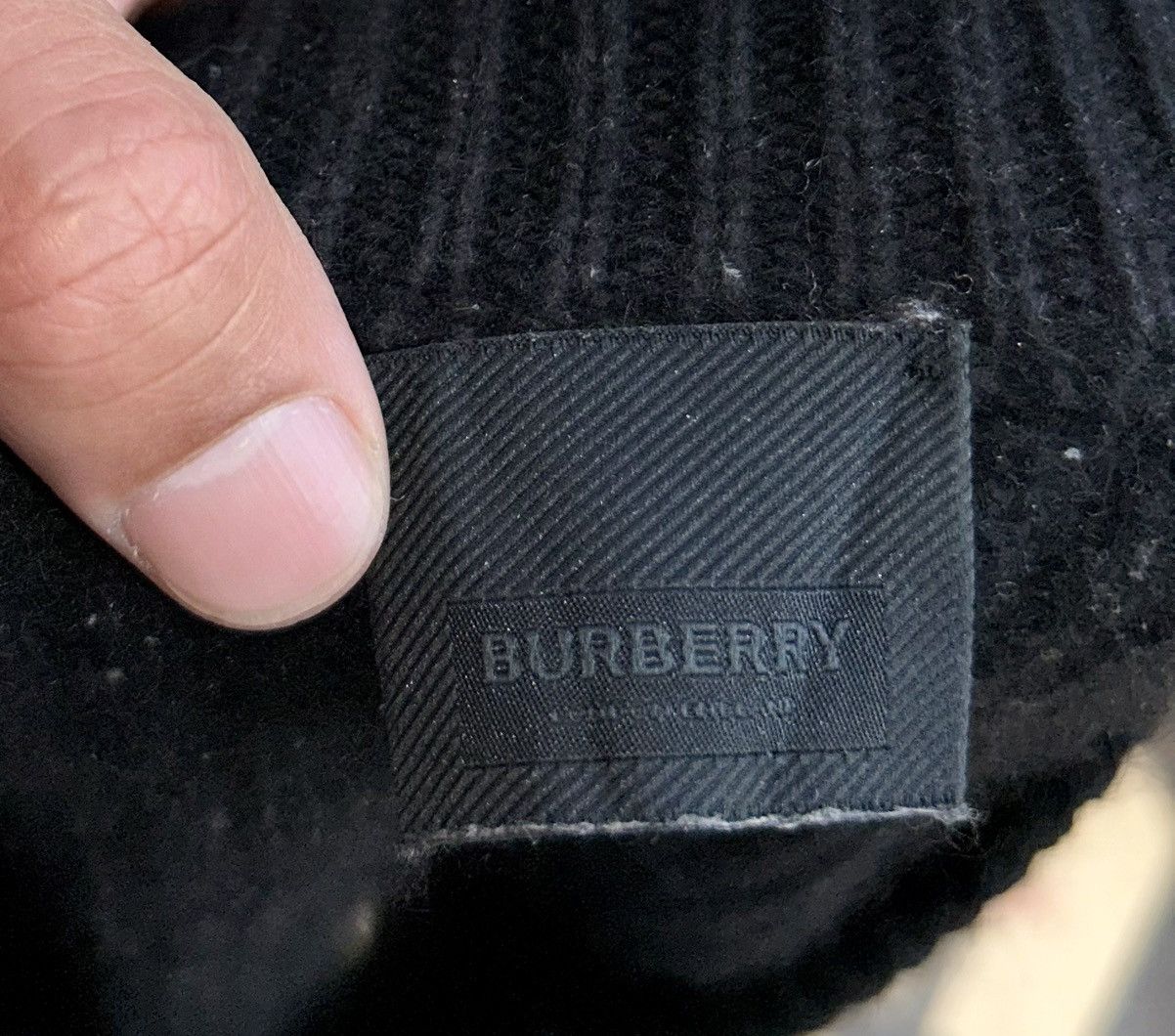 Burberry 💥GRAIL💥 BURBERRY CONTRAST PANEL RIB KNIT WOOL SWEATER Size US L / EU 52-54 / 3 - 18 Thumbnail