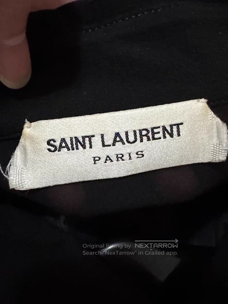 Saint Laurent Paris Saint Laurent Paris size 41 Semi-Transparent Mulberry Silk Size US XL / EU 56 / 4 - 6 Thumbnail