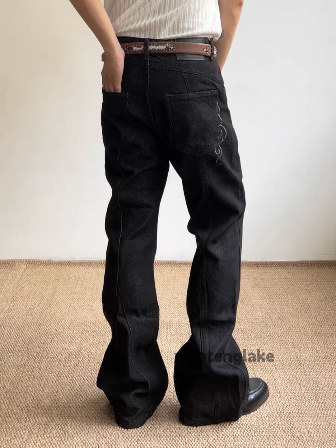 Xtl utility punk yuppie grunge bootcut flared jeans