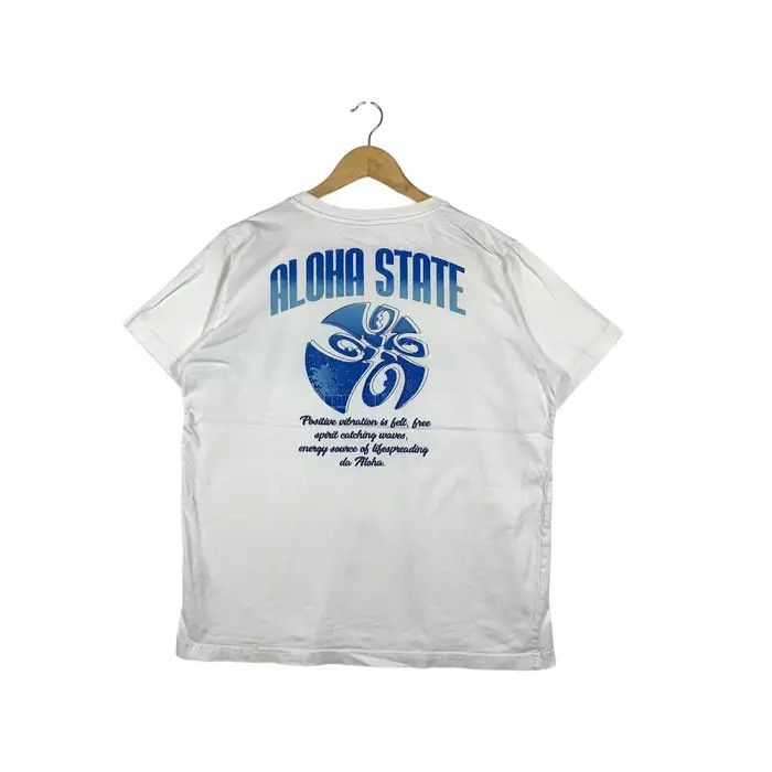 Vintage Vintage PIKO ALOHA STATE Hawaii Striped Baggy Tee Shirt Size XL / US 12-14 / IT 48-50 - 4 Thumbnail