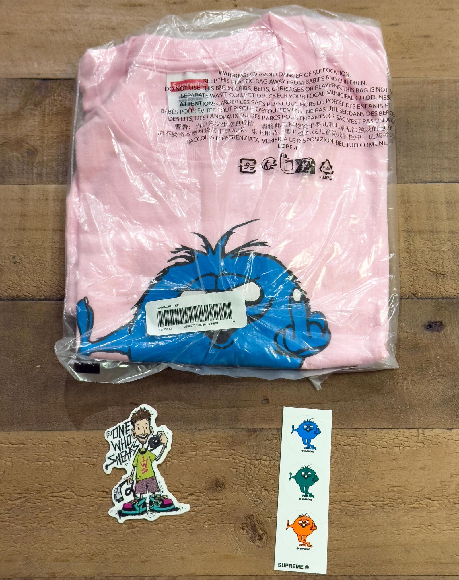 Supreme Supreme Camacho Tee & Sticker Size Large | Grailed