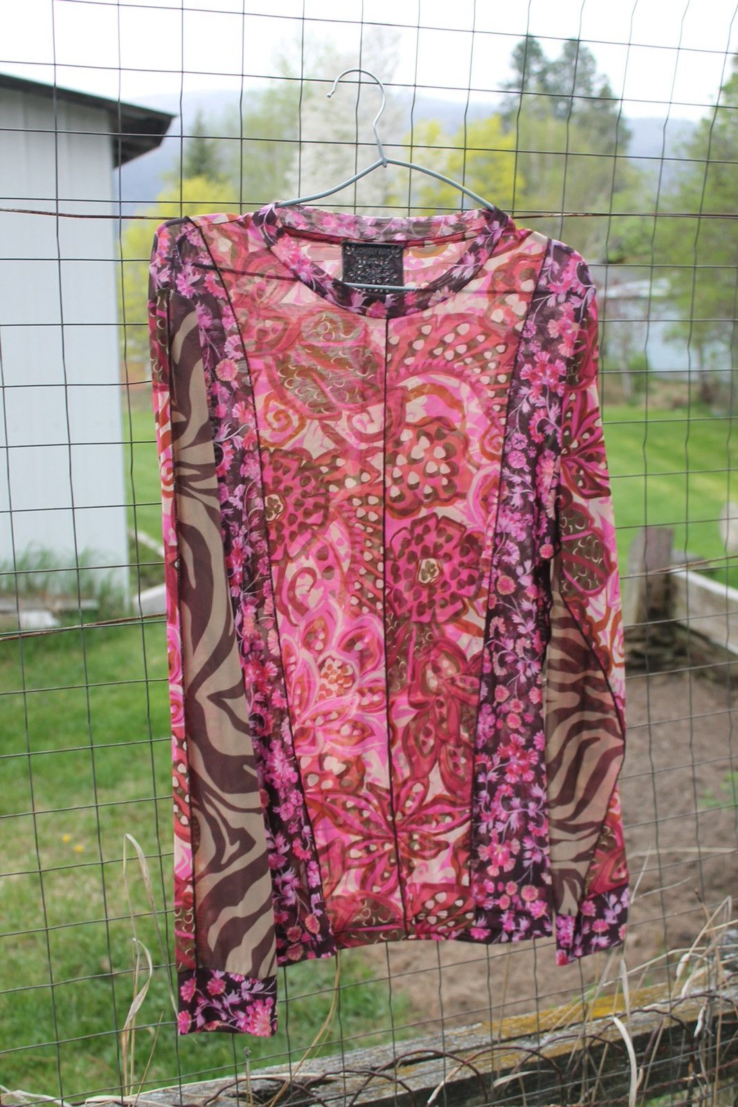 Johnny Was Johnny was. Mesh long sleeve top Size XL / US 12-14 / IT 48-50 - 3 Thumbnail