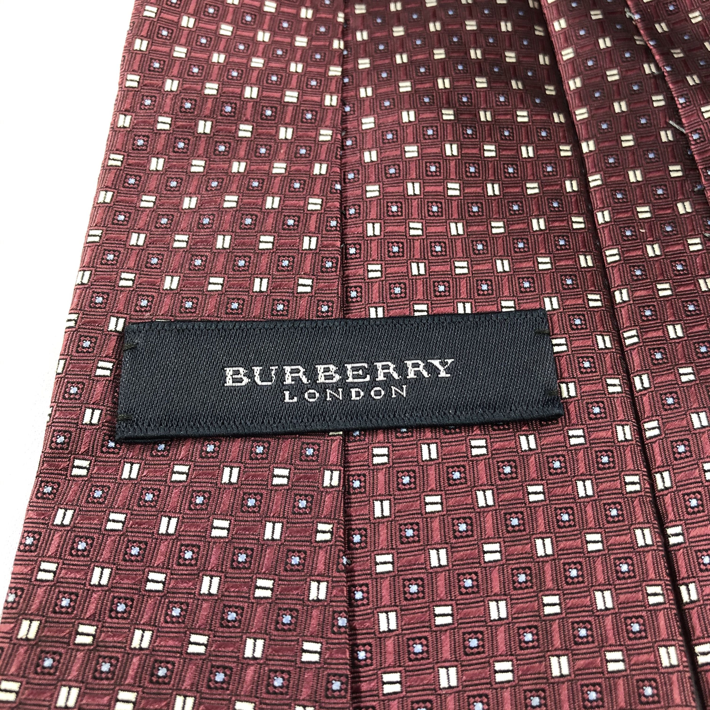 Burberry × Vintage Burberry Silk Neck Ties T84 Size ONE SIZE - 3 Thumbnail