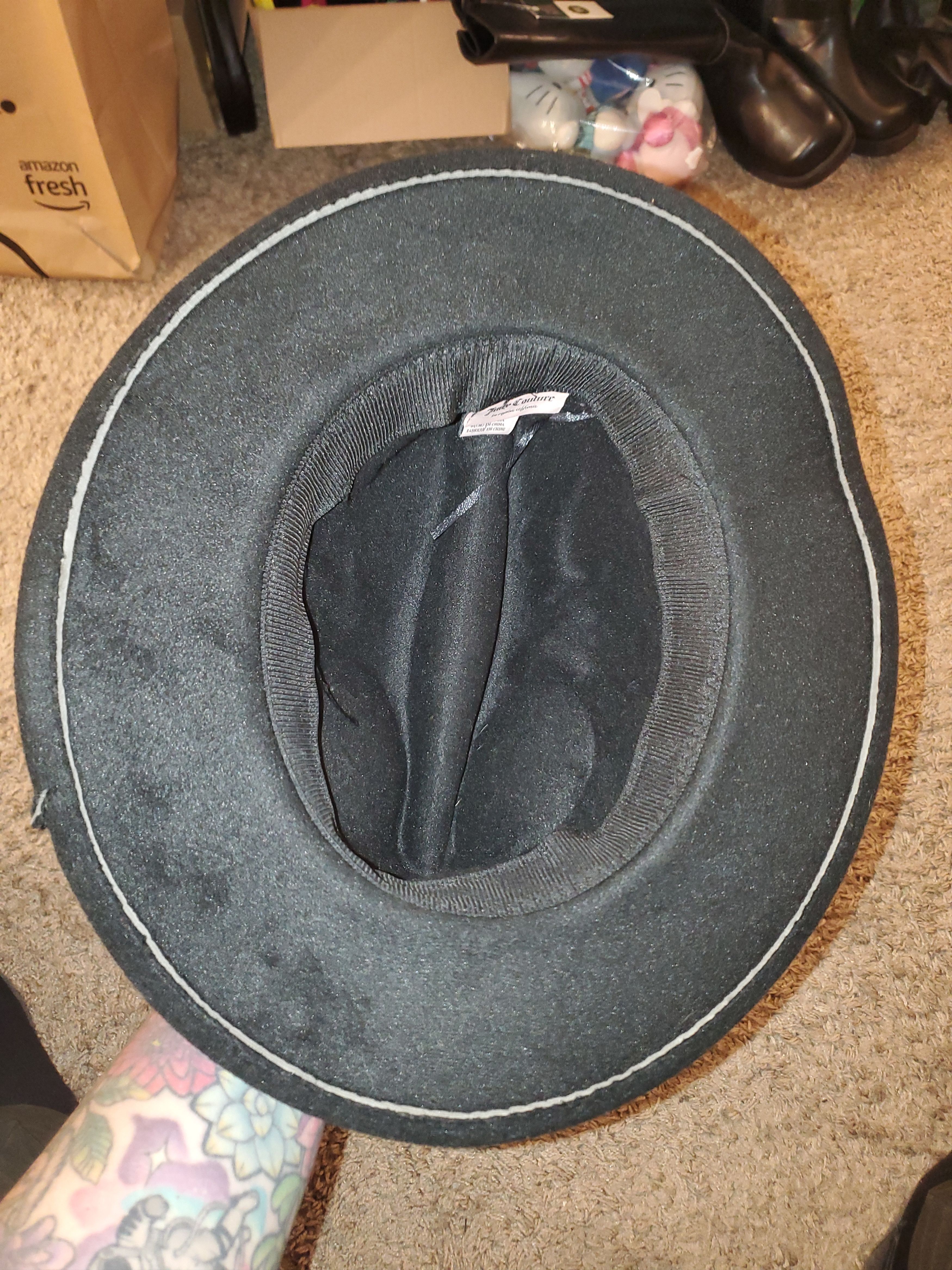 Juicy Couture Juicy Couture Bling Black Cowboy Hat Size ONE SIZE - 7 Thumbnail