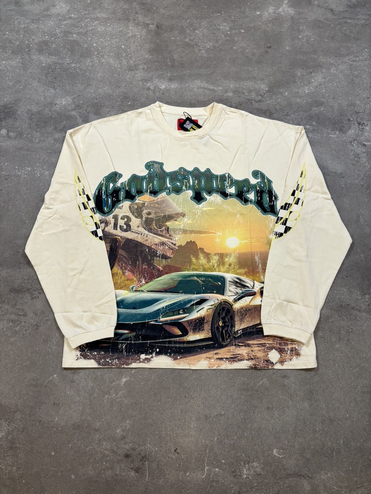 Godspeed Godspeed Sunset Drift Longsleeve, Bone Size US S / EU 44-46 / 1 - 2 Thumbnail
