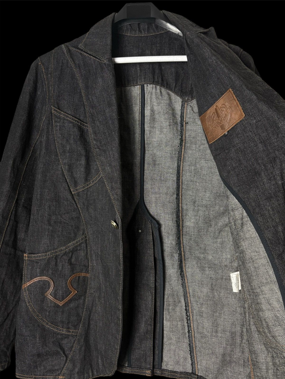 Japanese Brand Obelisk Multi Pocket Denim Jacket Size US S / EU 44-46 / 1 - 3 Thumbnail