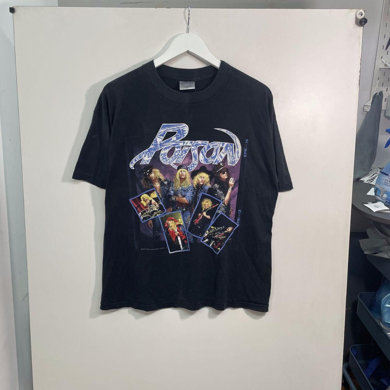Vintage 1989 Poison Tour Tee Size US XL / EU 56 / 4 - 1 Thumbnail