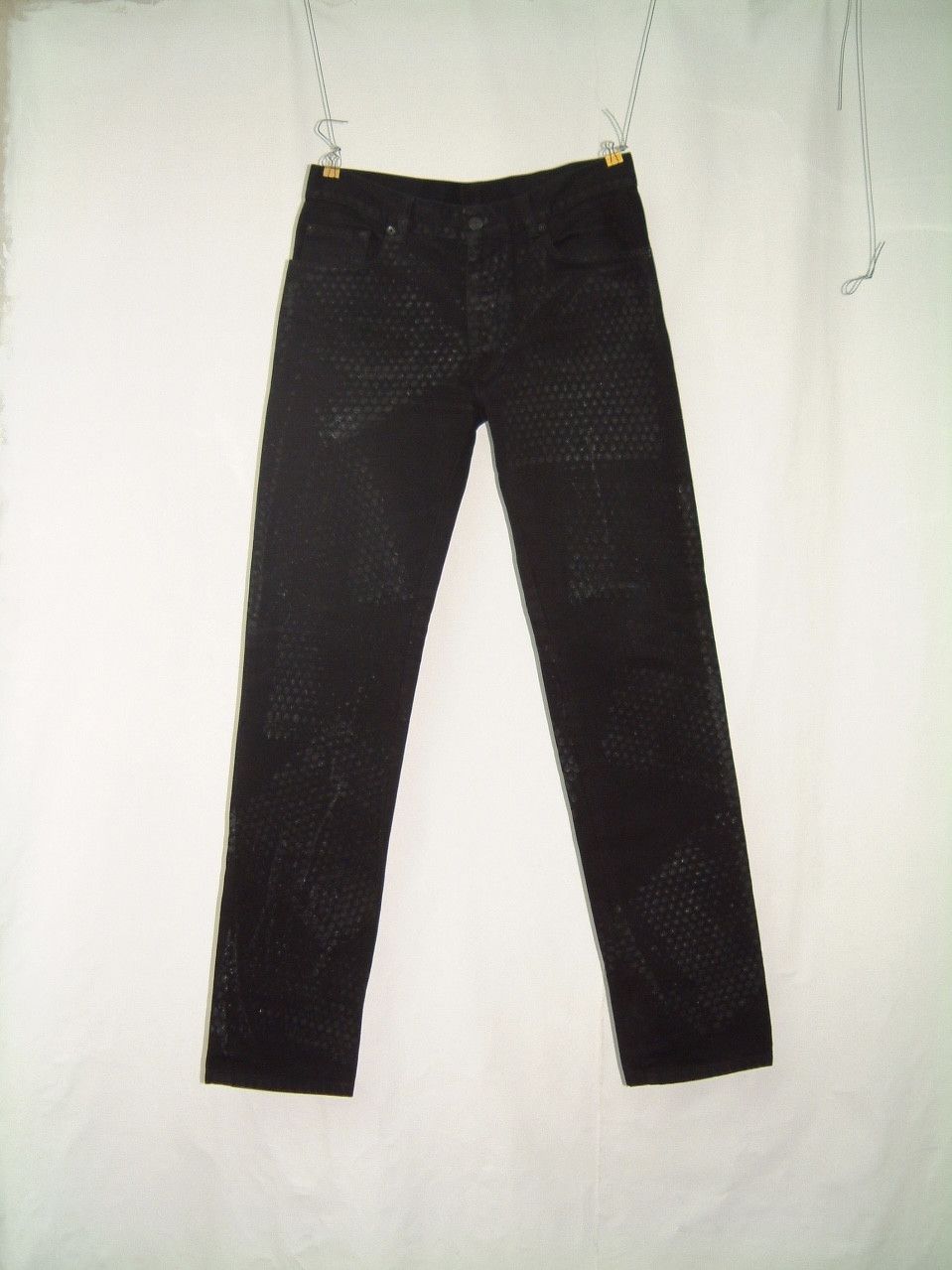 パンツ 03ss Helmut Lang RUBBER TIRE PRINT 33 Helmut Lang 03ss Helmut Lang Rubber Tire Print Denim Pants | Grailed