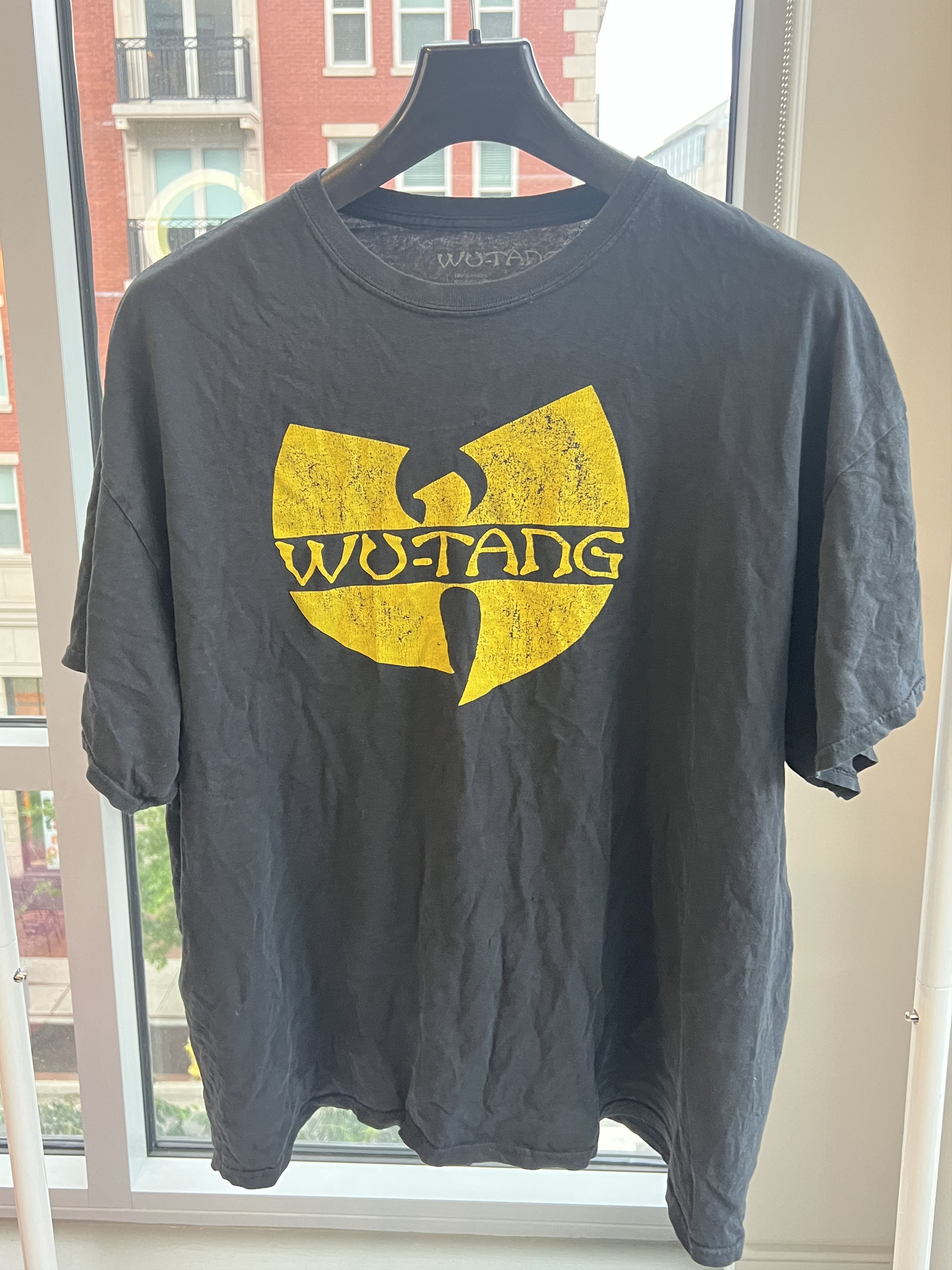 Wu-Tang Clan Wu-Tang Clan Graphic Black Yellow Distressed Logo Hip Hop Size US XL / EU 56 / 4 - 1 Thumbnail