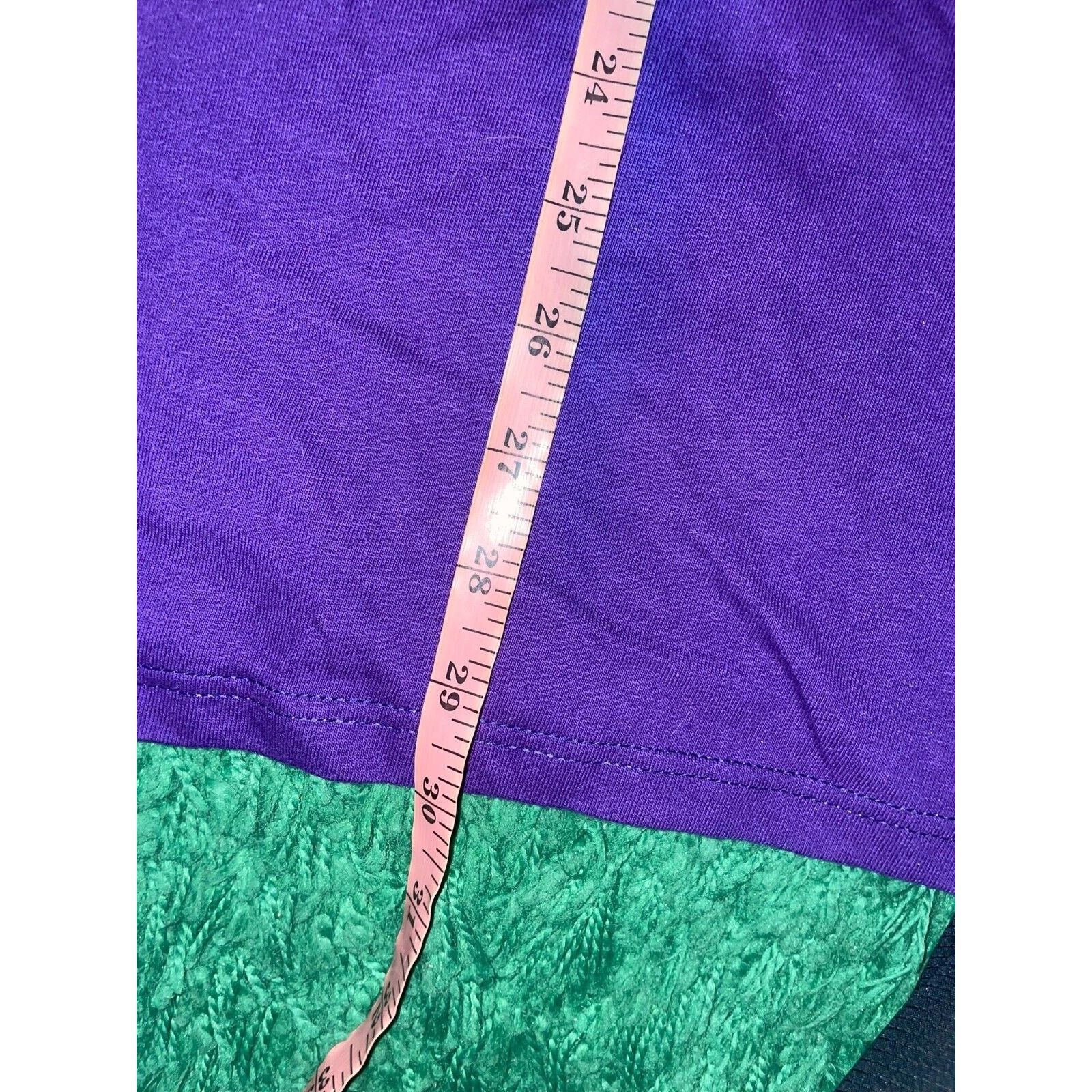 Jerzees Vintage Sleeveless Purple Shirt Jerzees Tank Tee VTG XL 90s Size US XL / EU 56 / 4 - 10 Thumbnail