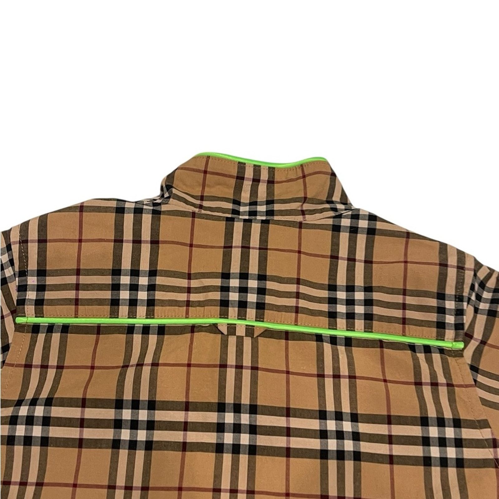 Burberry BURBERRY Fluo piping short sleeve shirt size:8Y Size ONE SIZE - 6 Thumbnail