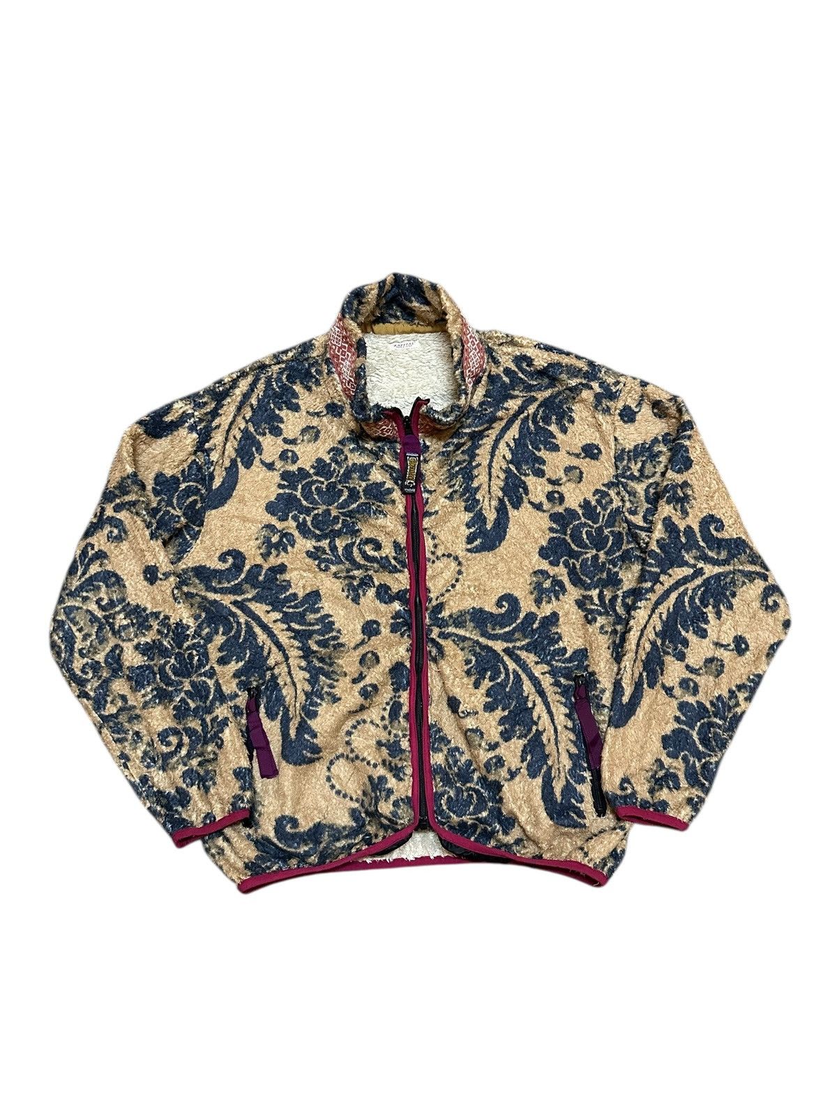 Kapital kapital damask fleece jacket Size US M / EU 48-50 / 2 - 1 Thumbnail