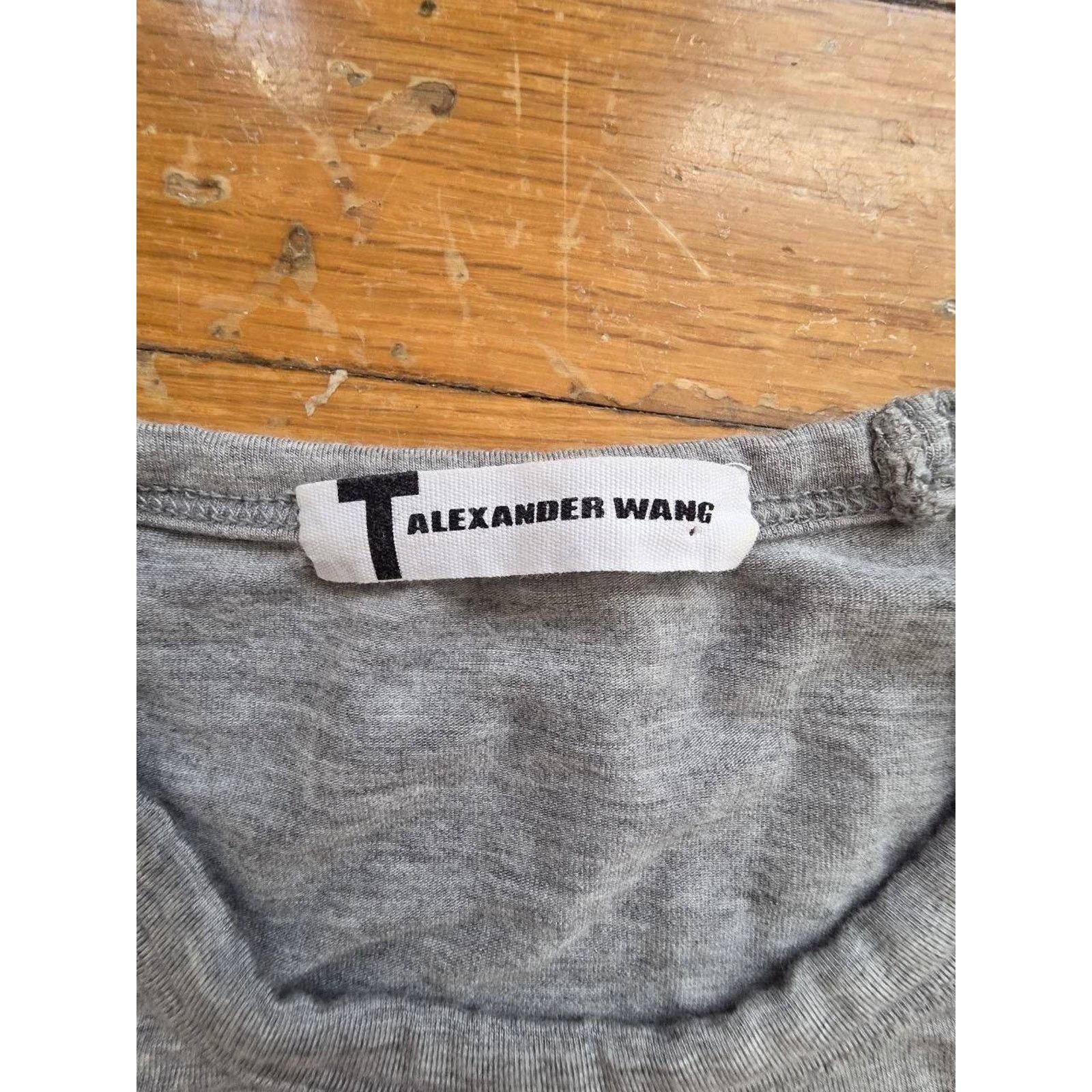 Alexander Wang Alexander Wang Grey Jersey Short Sleeve Dress Size S A001013 Size S / US 4 / IT 40 - 7 Thumbnail