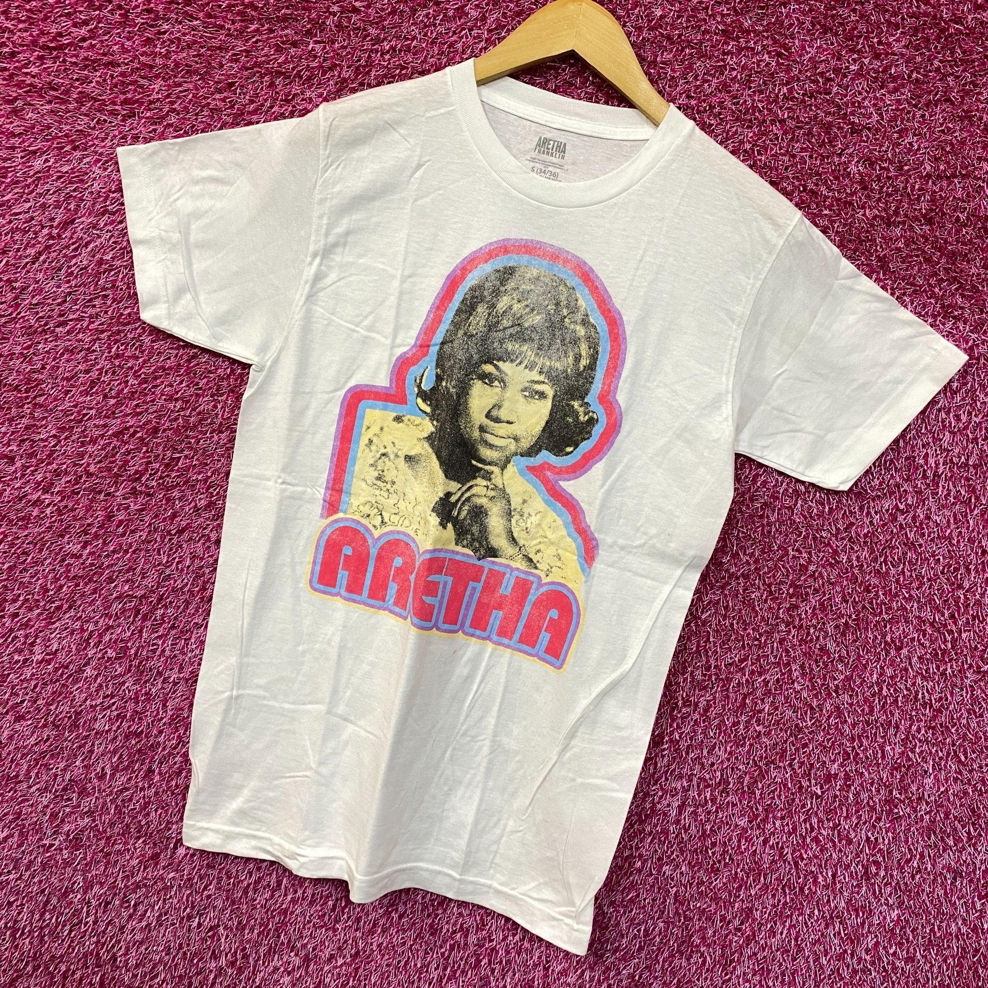 Band Tees Aretha Franklin Groovy Concert Poster Queen of Soul Tee S Size US S / EU 44-46 / 1 - 3 Thumbnail