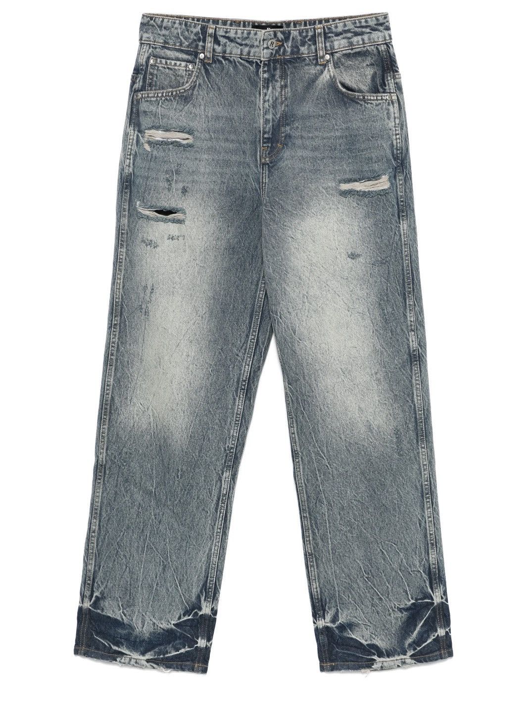 Represent Clo. Represent R3 Distressed Baggy Jeans Blue W33 – Premium Size US 33 - 22 Thumbnail