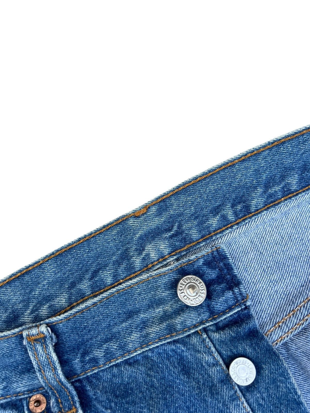 Levi's Vintage 1980s Levi’s 501 Blue Denim Regular Jeans Size US 35 - 7 Thumbnail