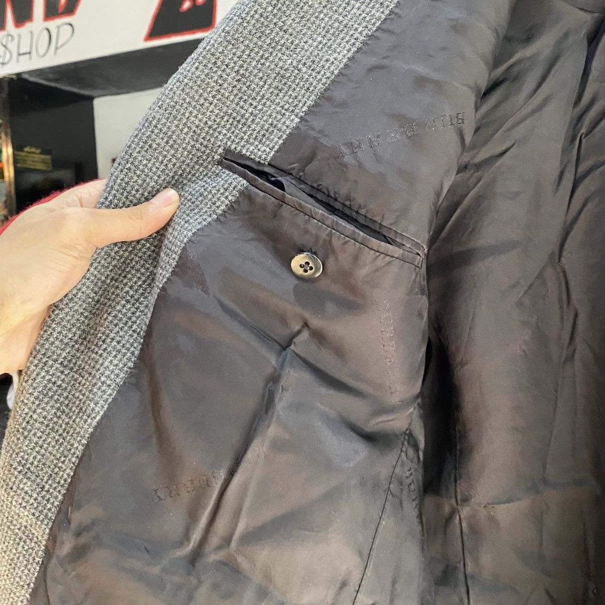 Burberry × Vintage Burberry London Cashmere blazer size large Size 42L - 10 Thumbnail