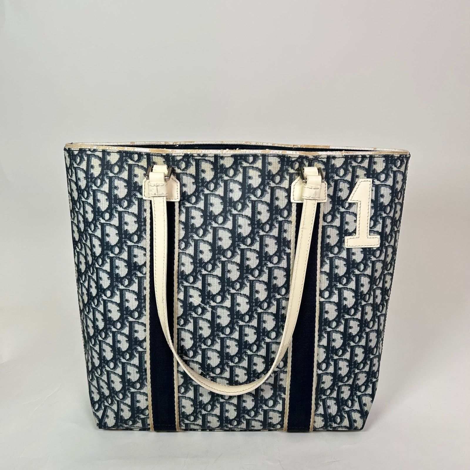 Christian Dior Monsieur Christian Dior Trotter 1 Canvas Tote Bag Size ONE SIZE - 1 Thumbnail
