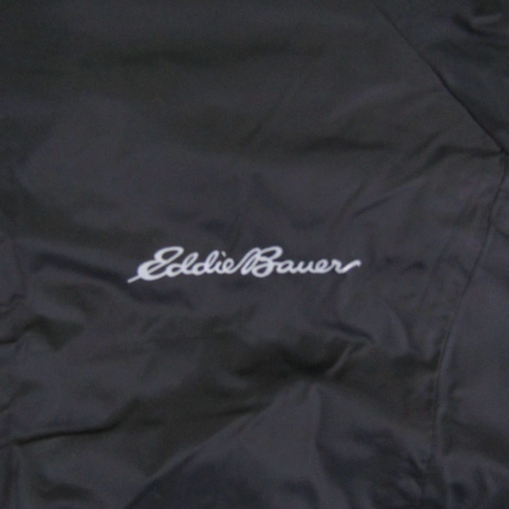 VINTAGE Eddie Bauer Jacket Womens Small Black First Ascent Evertherm Puffer Goose Down 