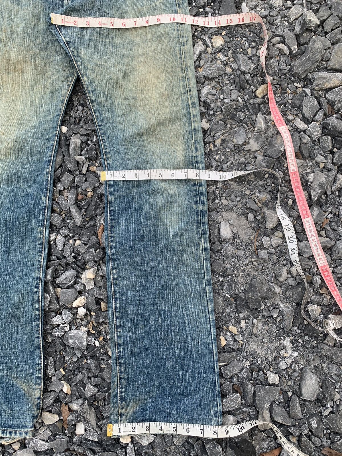 Kapital RED EAR PAUL SMITH SELVEDGE JAPANESE DISTRESSED DENIM Size US 32 / EU 48 - 21 Thumbnail