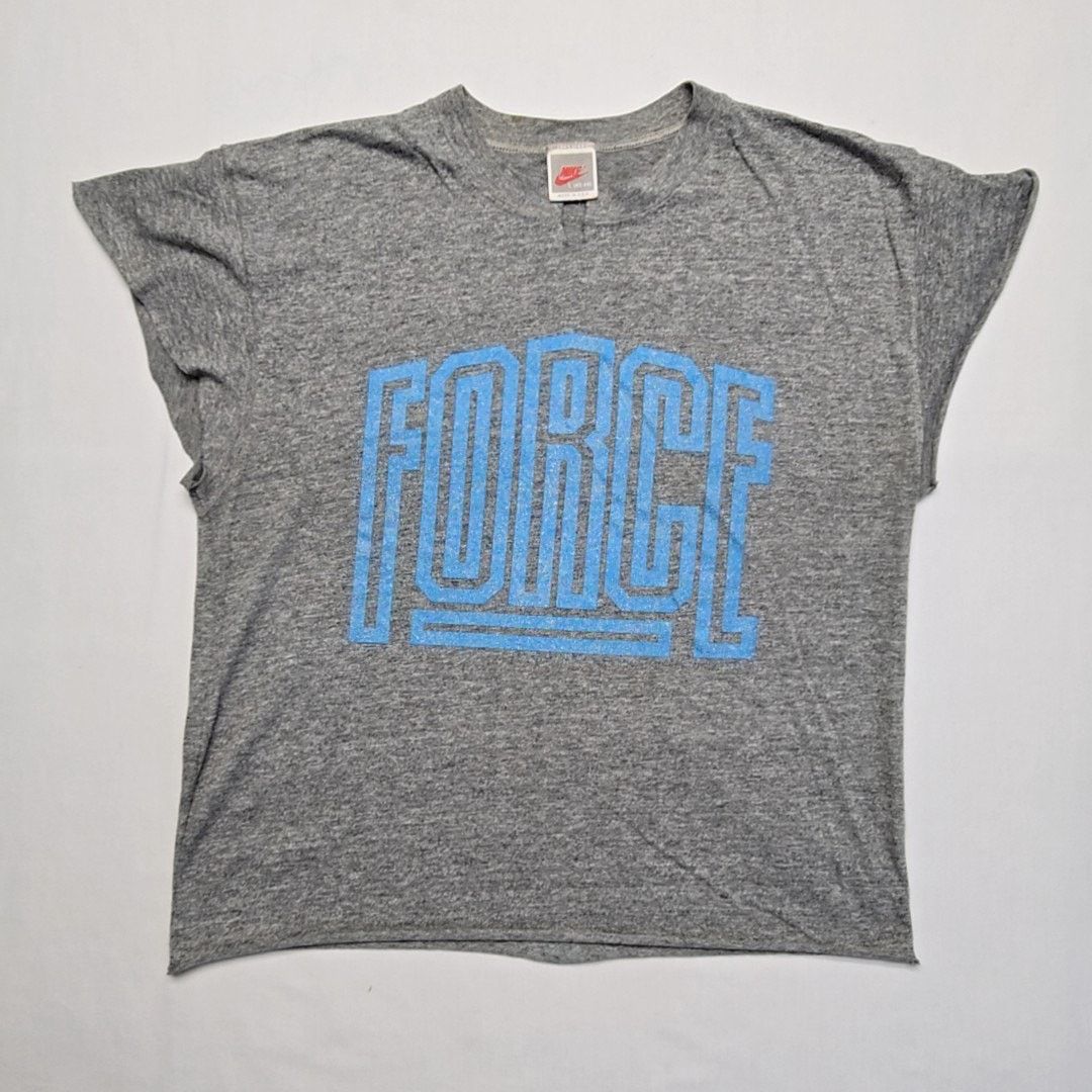 Nike Vintage Nike Force Graphic Tee Gray Blue Large Shirt Size L / US 10 / IT 46 - 1 Thumbnail