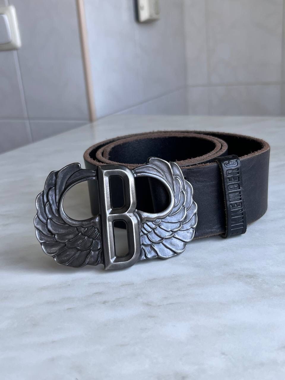 Dirk bikkembergs DRK logo buckle belt