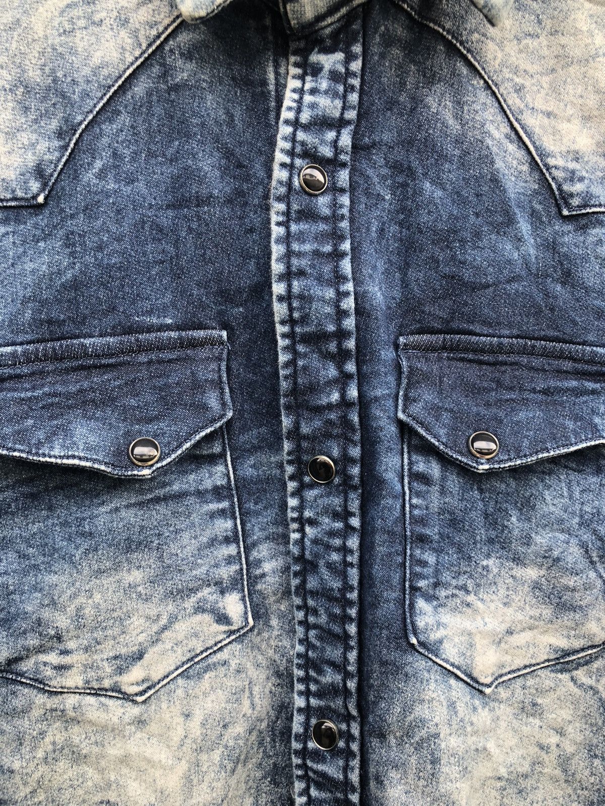 In The Attic In The Attic Western Washed Denim Button Shirts Size US S / EU 44-46 / 1 - 5 Thumbnail