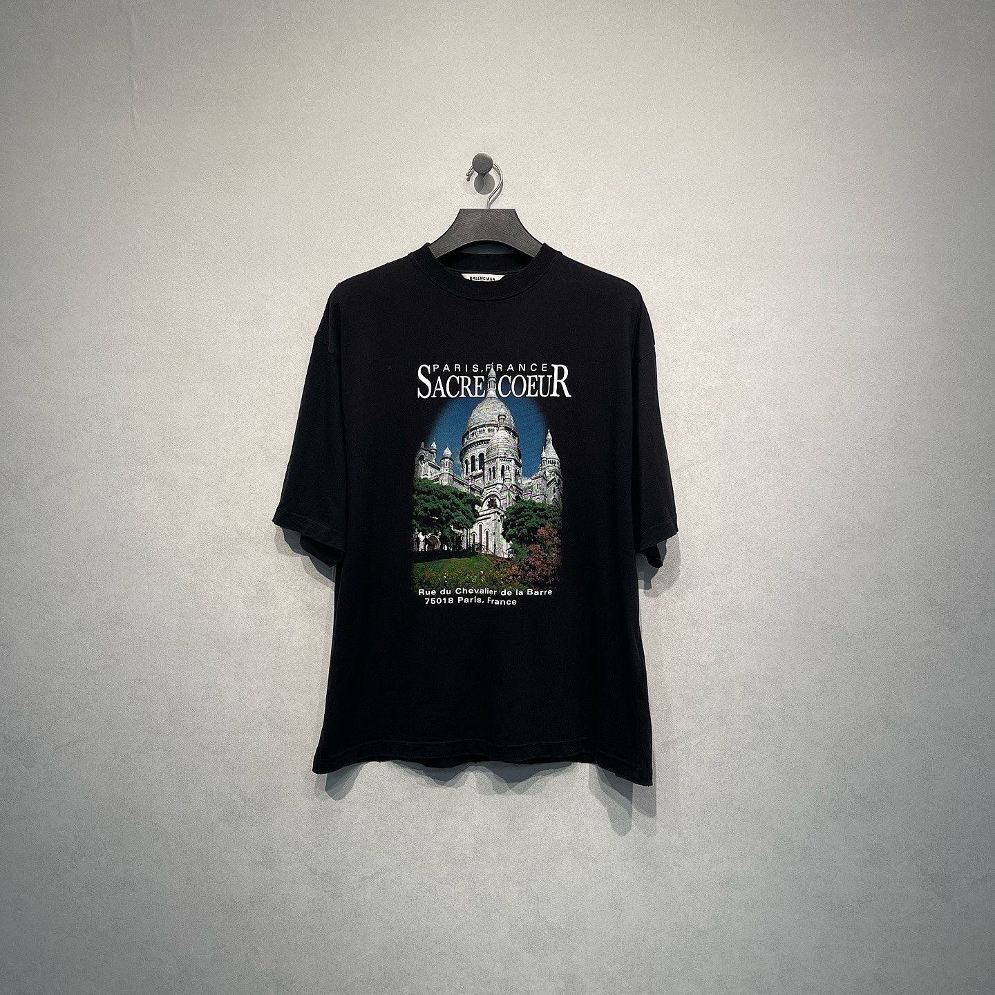 Balenciaga Balenciaga Sacre Coeur Graphic T-Shirt Size S Size S / US 4 / IT 40 - 1 Thumbnail