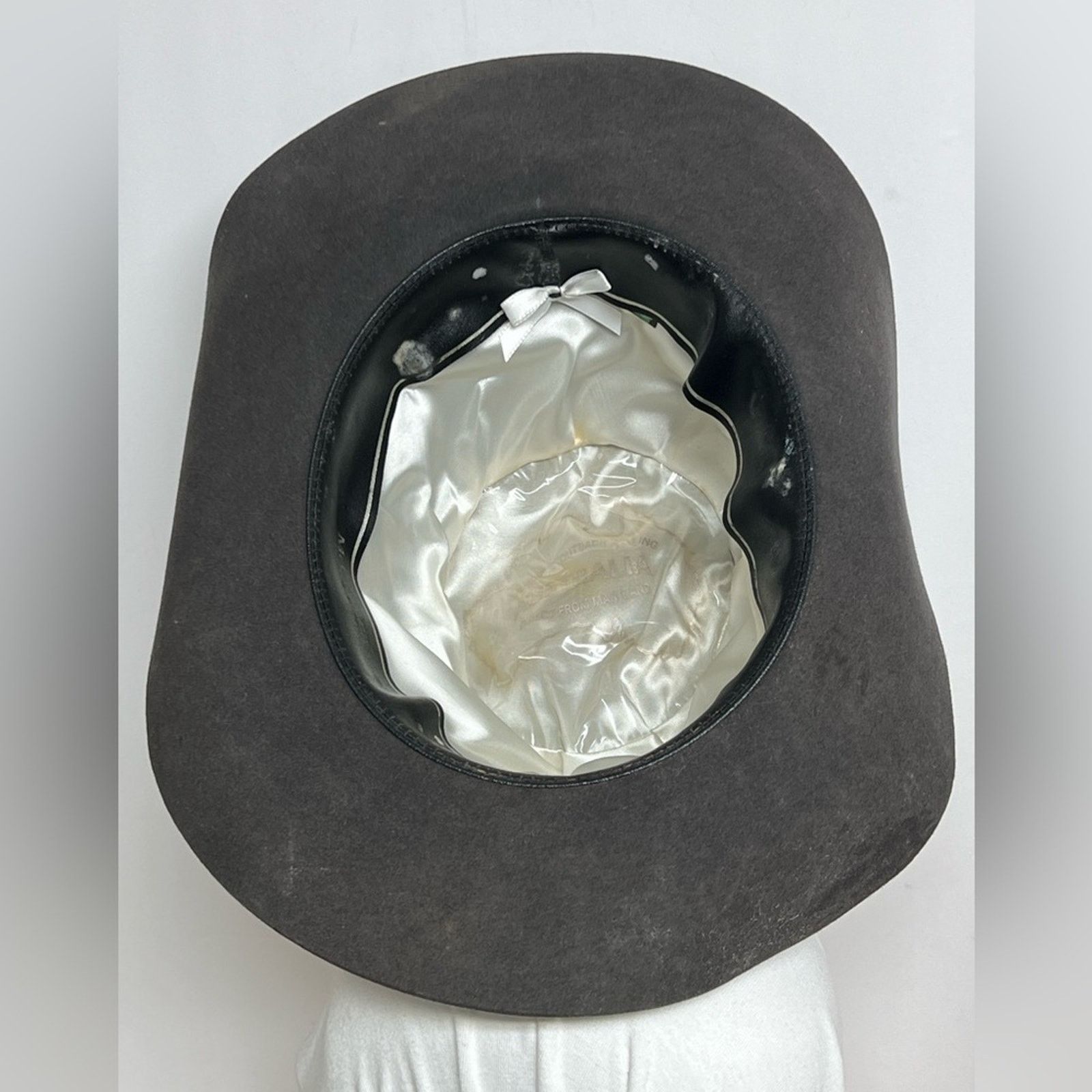 Vintage McCracken Western Cowboy Hat Fur Felt Made Australia Akubra Size ONE SIZE - 7 Thumbnail