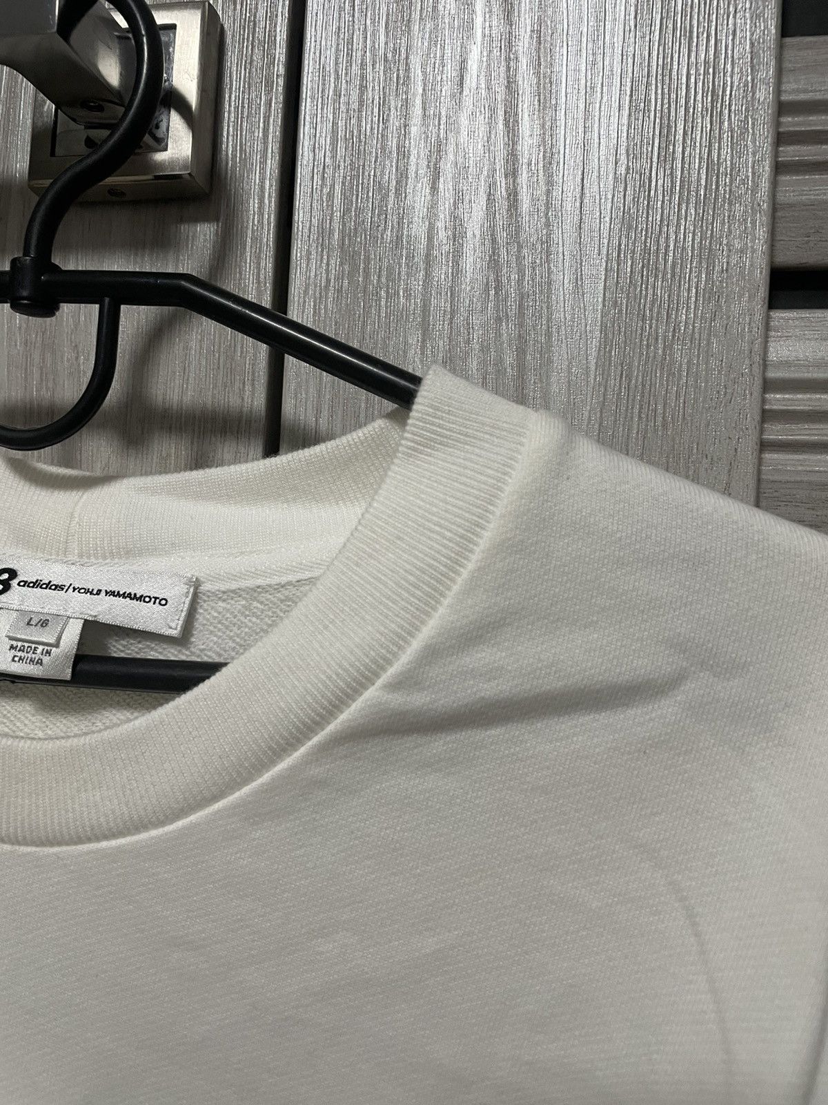 Adidas × Yohji Yamamoto Adidas x Yohji Yamamoto Y3 Yohji Love Cropped Sweatshirt Y2K Size L / US 10 / IT 46 - 10 Thumbnail
