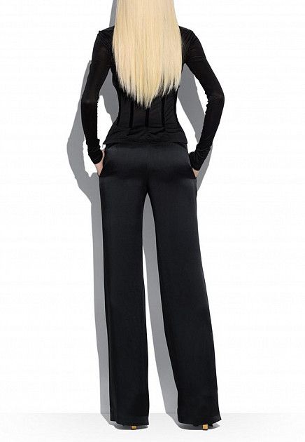 Tom Ford o1w1db10225 TSJ519 Corset Top in Black Size S / US 4 / IT 40 - 3 Thumbnail
