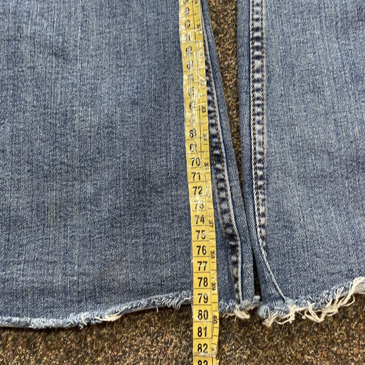 Vintage Vintage Y2K Flared Distressed Jeans Baggy Wide Leg Grunge 32 Size US 32 / EU 48 - 7 Thumbnail